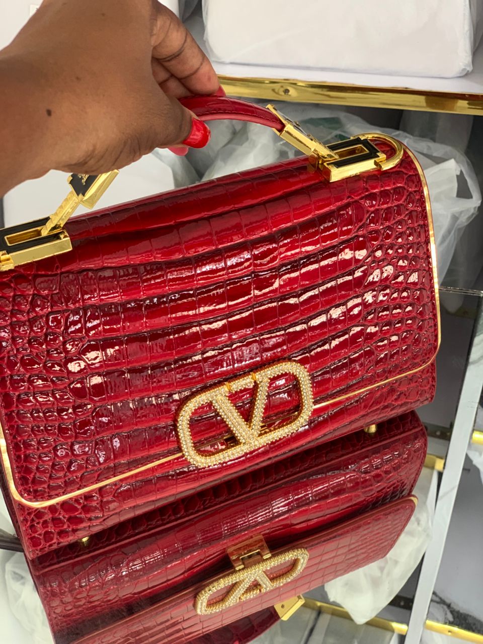 Leather Louis Vuitton Bag