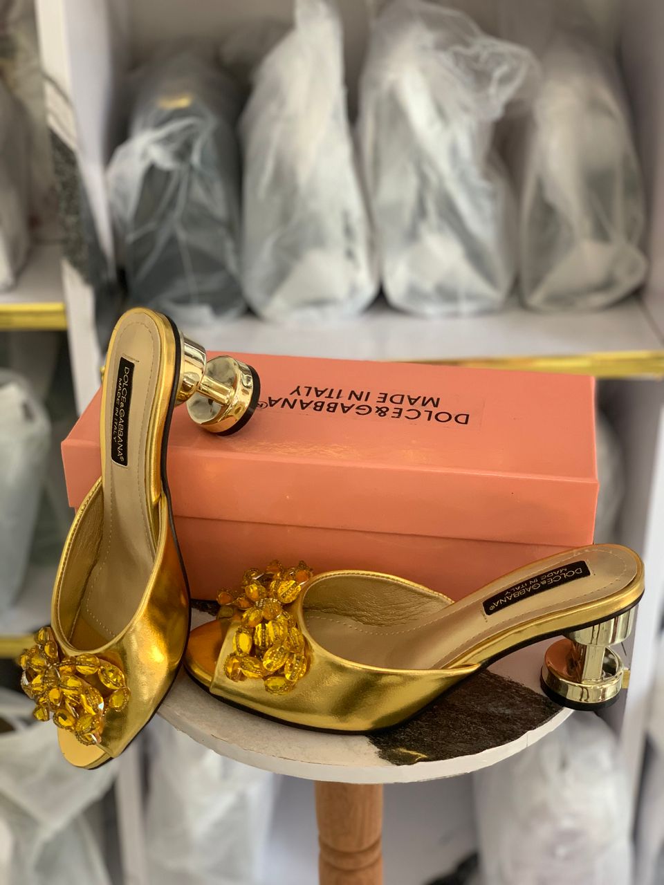 D and G slippers Heel